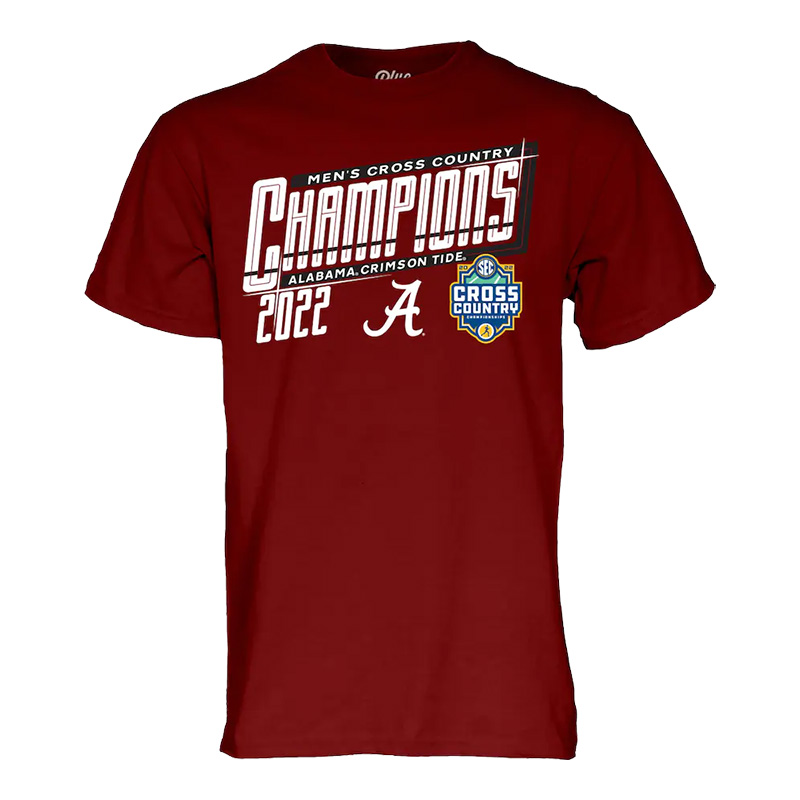Alabama Crimson Tide Men's 2022 SEC Cross Country Champions T-Shirt