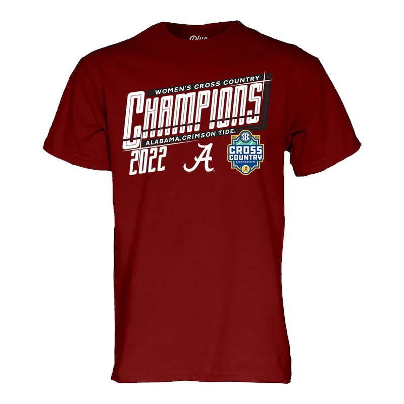 Alabama Crimson Tide Women's 2022 SEC Cross Country Champions T-Shirt