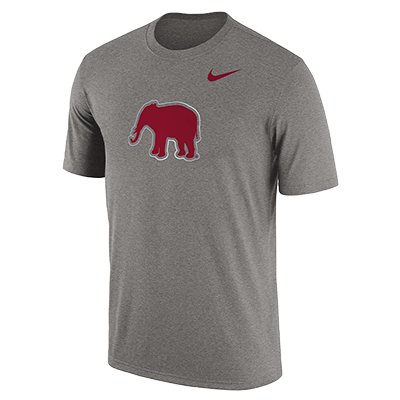 Alabama Elephant Short Sleeve Cotton Authentic Crew T-Shirt