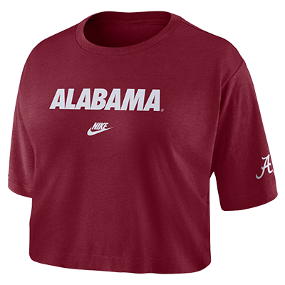 Alabama Script A Legacy Cotton Crop Crew Shirt