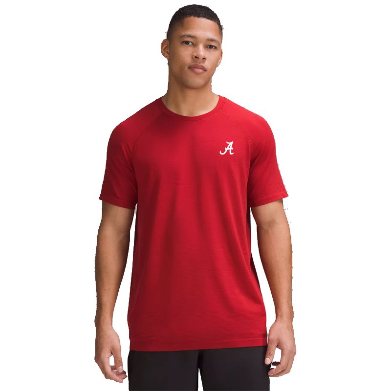 Alabama Script A Metal Vent Tech Short Sleeve T-Shirt (SKU 13835309311)