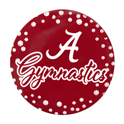 Alabama Gymnastics Bling Button