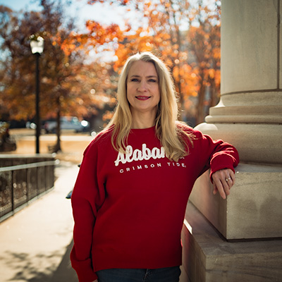 Alabama Crimson Tide Amore Terry Fleece Crew