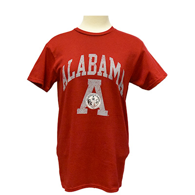 Alabama Block A Over Seal Heavy Weight T-Shirt