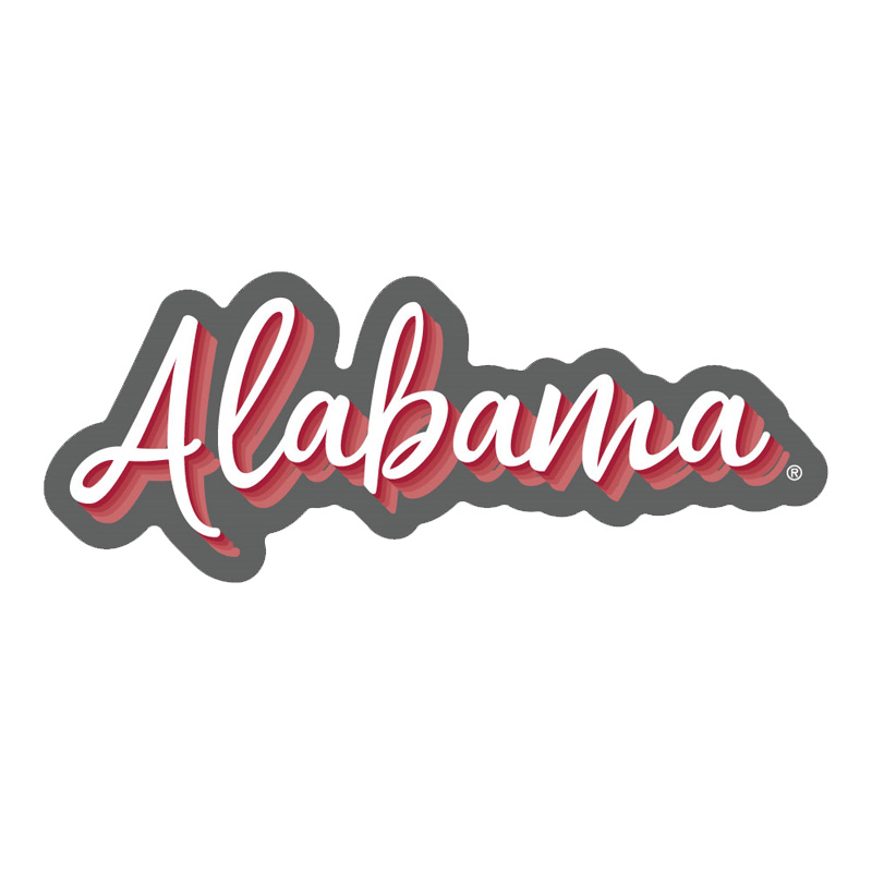    Alabama Script Letter Decal (SKU 13844936115)