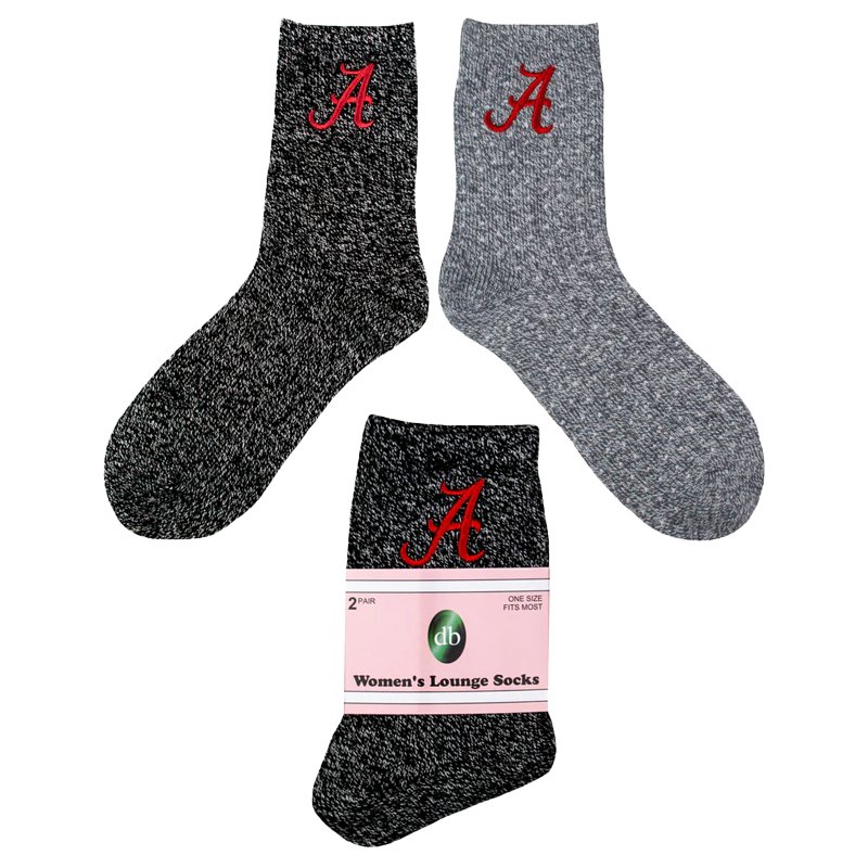 Alabama Script A Women's Lounge Socks (SKU 13845131305)