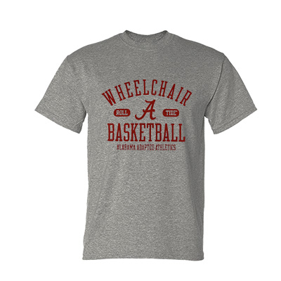 Alabama Adapted Athletics Wheelchair Basketball Retro Arch T-Shirt