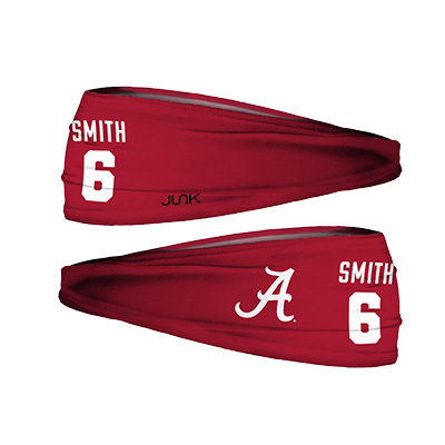 Alabama Script A Devonta Smith #6 Jersey Headband