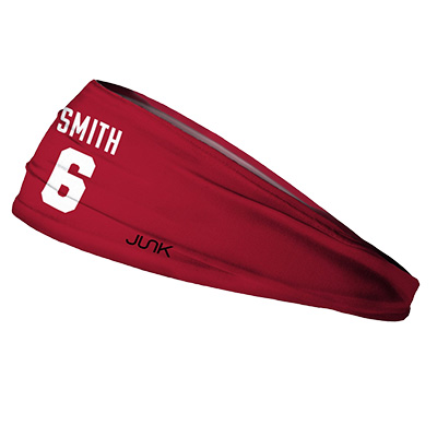 ALABAMA SCRIPT A DEVONTA SMITH #6 JERSEY HEADBAND