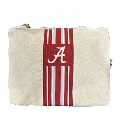 Alabama Christa Canvas Pouch With Zipper