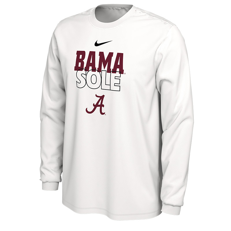 Bama Sole Basketball Bench Sleeve Long Supply Store University of Mantra T-Shirt | Alabama