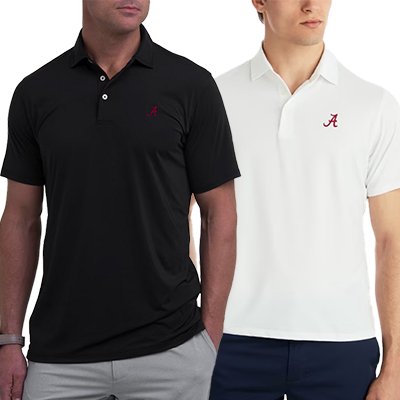 Alabama Script A Ryan Polo With Custom Placket