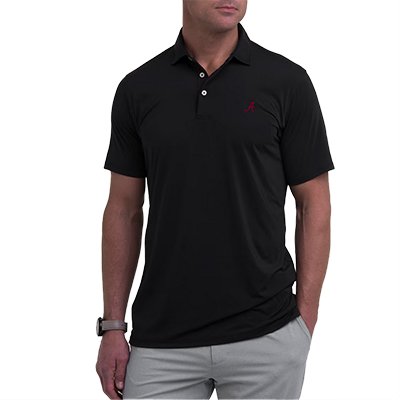 ALABAMA SCRIPT A RYAN POLO WITH CUSTOM PLACKET