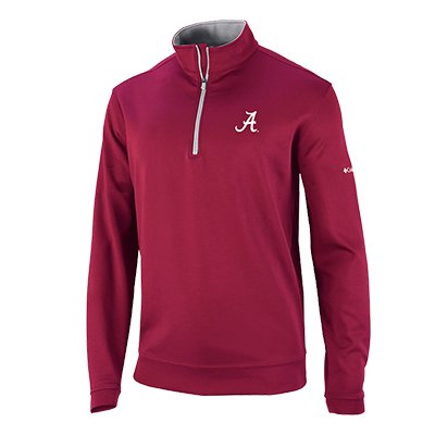 Alabama Script A Omni-Wick Wickham Hills 1/4 Zip Pullover