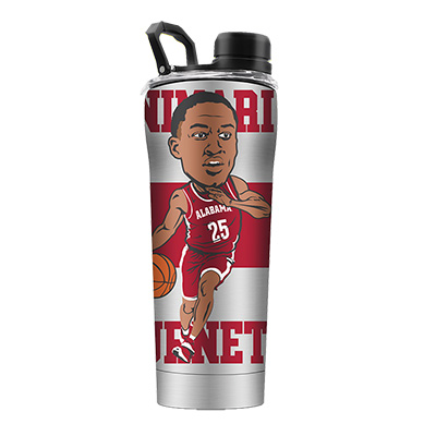 Alabama Basketball Nimari Burnett Stainless Steel Shaker