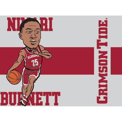 ALABAMA BASKETBALL NIMARI BURNETT STAINLESS STEEL SHAKER