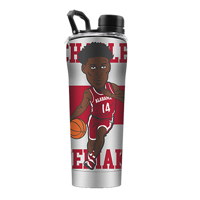 Alabama Basketball Charles Bediako Stainless Steel Shaker