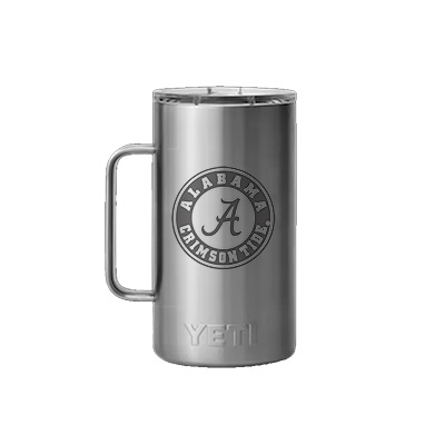 Alabama Circle Logo Rambler Mug 24 Oz