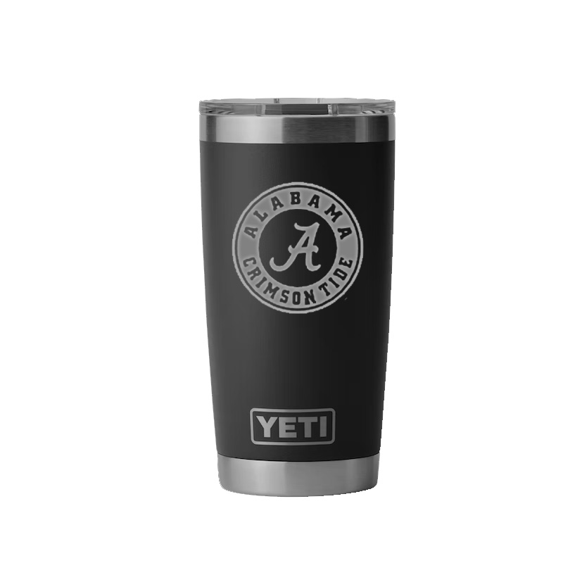 Glittered Alabama yeti stainless steel tumbler cup. Made by me! NOT FOR  SALE.