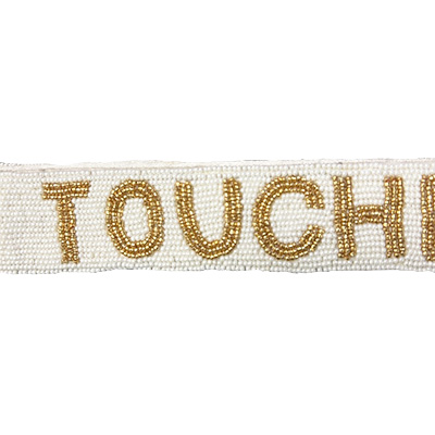 FOOTBALL TOUCHDOWN BEADED PURSE STRAP