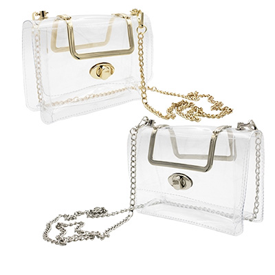 Top Handle Clear Crossbody