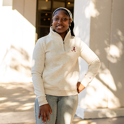 Alabama Script A Academy 1/4 Zip Pullover