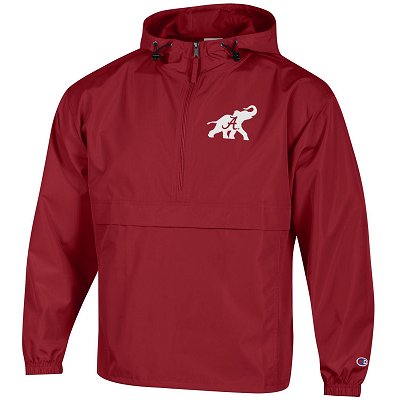 ALABAMA ELEPHANT WITH SCRIPT A PACKABLE JACKET