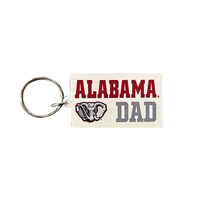 Alabama Dad Recycled Wood Keytag