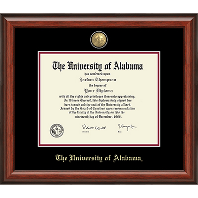 Diploma Frame Gold Medallion In Canterbury