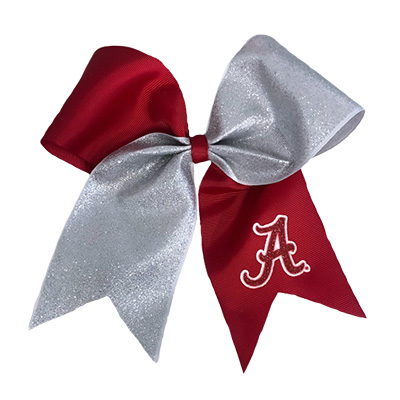 Alabama Script A Jumbo Glitter Vinyl Cheer Pony