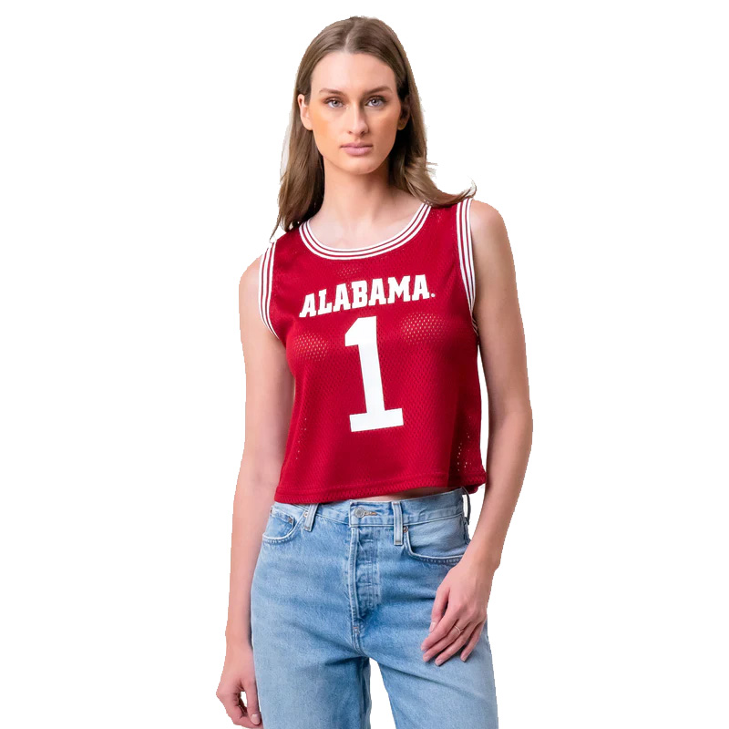 Alabama Cropped Basketball #1 Fashion Jersey