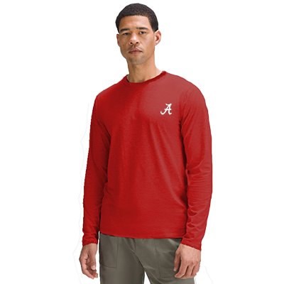 Alabama Script A Cotton Jersey Long Sleeve T-Shirt