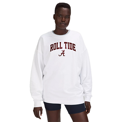 Alabama Roll Tide Over Script A Perfectly Oversized Crew