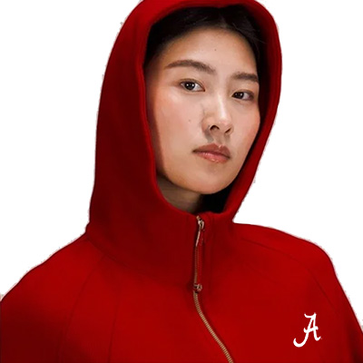 ALABAMA SCRIPT A SCUBA OVERSIZED 1/2 ZIP HOODIE