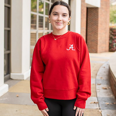 Alabama Script A Relaxed-Fit Fleece Pullover