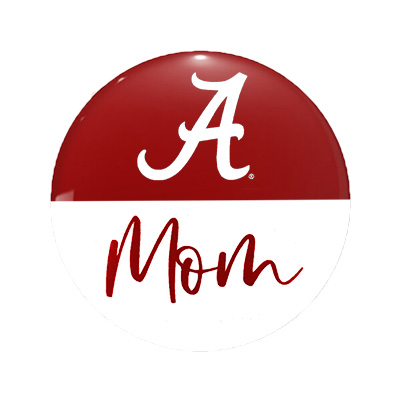 Alabama Two Tone Mom Button