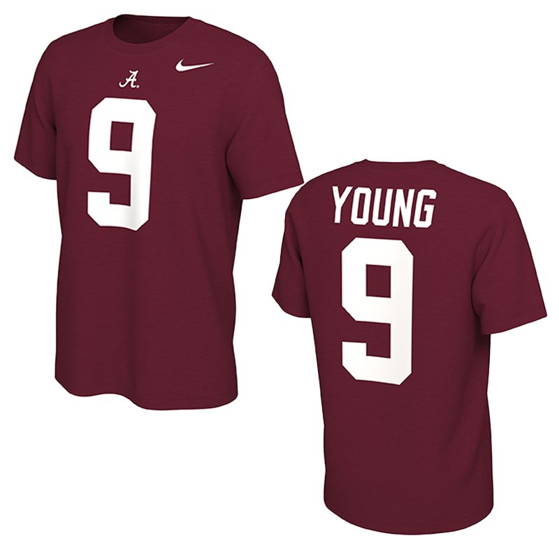 Alabama Bryce Young #9 Jersey T-Shirt (SKU 13865955158)