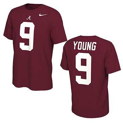Alabama Bryce Young #9 Jersey T-Shirt