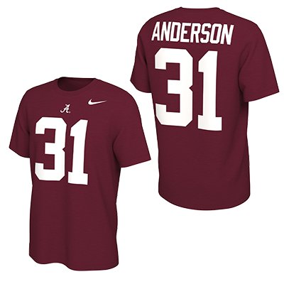 Alabama Will Anderson #31 Jersey T-Shirt