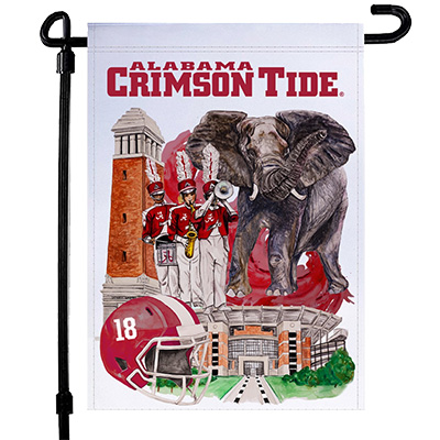 University Of Alabama Garden Flag