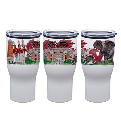 Alabama Football Yeti, Alabama Gift, 30oz Tumbler, Alabama Gift, Alabama  Gift, Alabama Roll Tide Mug, Personalized Ozark, Football Mug 