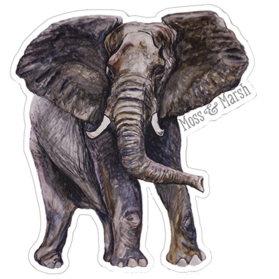 University Of Alabama Elephant Sticker