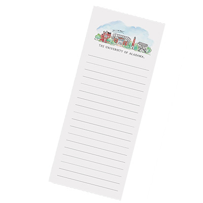 University Of Alabama Skyline Notepad