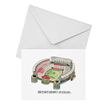 Alabama Bryant Denny Stadium Boxed Notecards