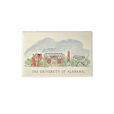 University Of Alabama Skyline Magnet