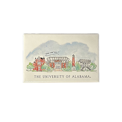 University Of Alabama Skyline Magnet - main view