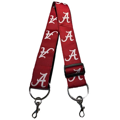 Alabama Script A Luggage Strap