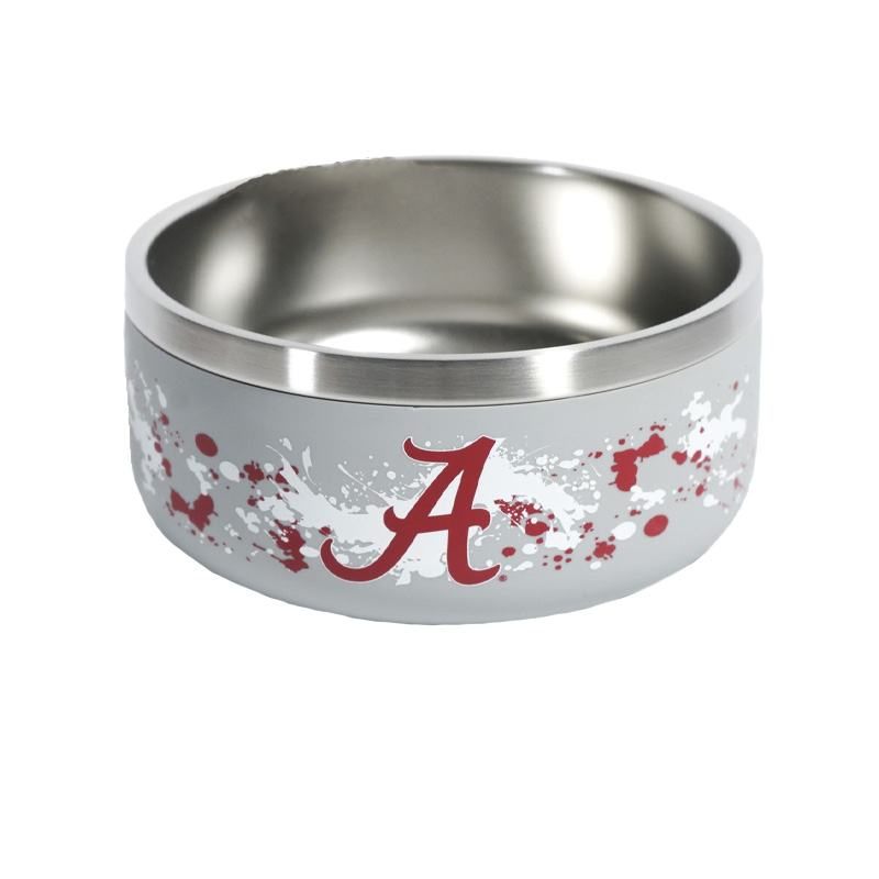 Alabama Script A Splatter Pet Bowl (SKU 13877552151)