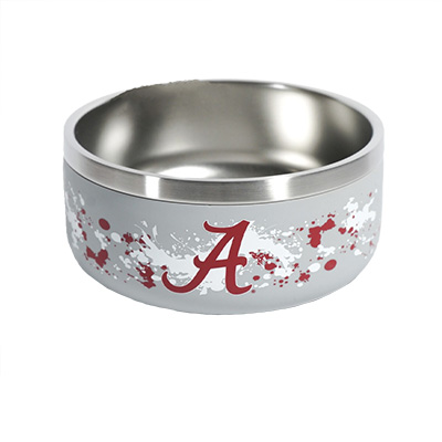 Alabama Script A Splatter Pet Bowl