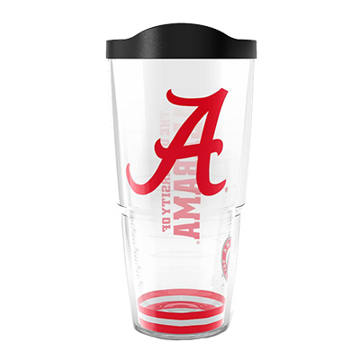 Alabama Arctic Clear Tumbler With Lid